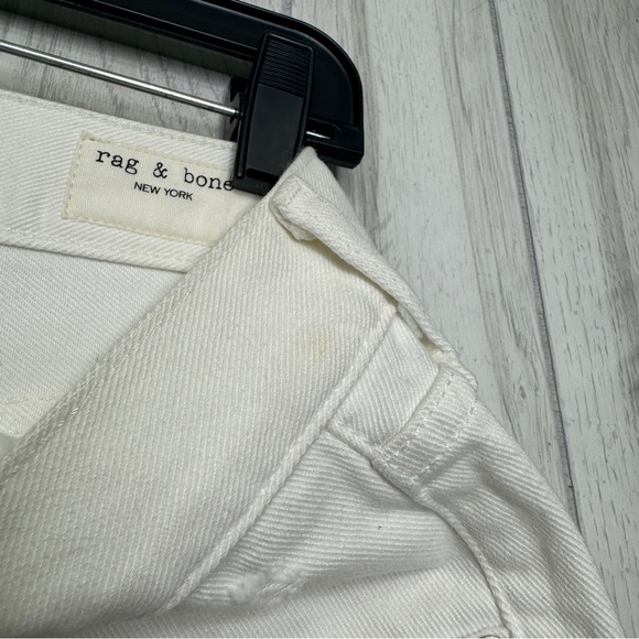 NWT Rag & Bone Boy Shorts White Martini size 26 NEW *FLAWED* - Picture 14 of 14